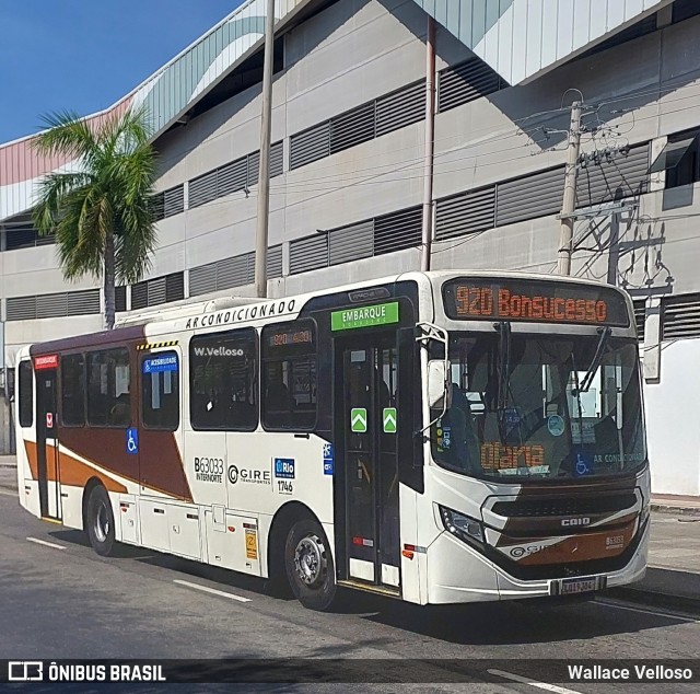 Erig Transportes > Gire Transportes B63033 na cidade de Rio de Janeiro, Rio de Janeiro, Brasil, por Wallace Velloso. ID da foto: 12101004.
