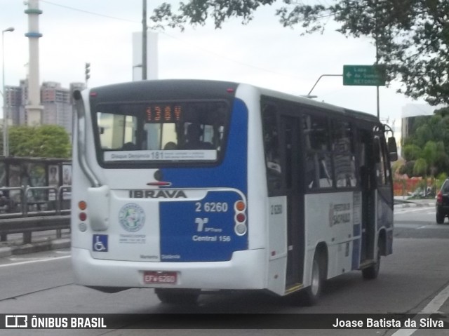 Transcooper > Norte Buss 2 6260 na cidade de São Paulo, São Paulo, Brasil, por Joase Batista da Silva. ID da foto: 12100750.