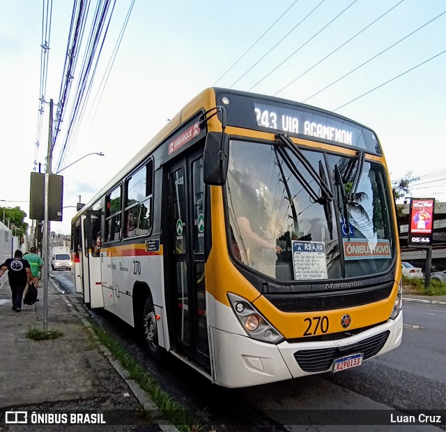 Empresa Metropolitana 270 na cidade de Recife, Pernambuco, Brasil, por Luan Cruz. ID da foto: 12101396.