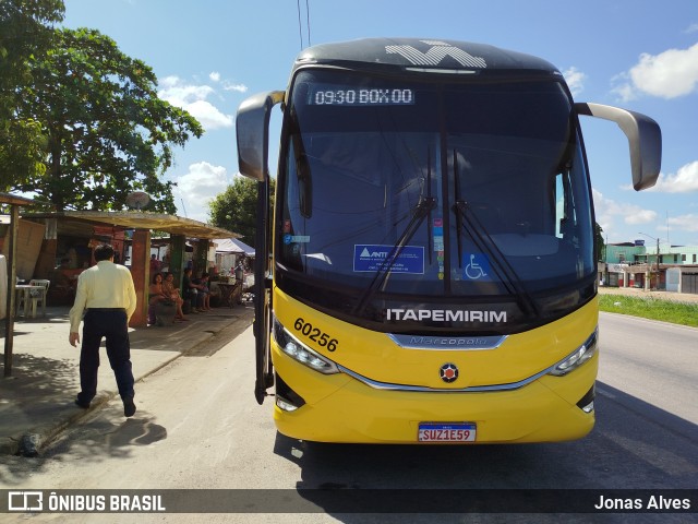 Viação Nova Itapemirim 60256 na cidade de Goiana, Pernambuco, Brasil, por Jonas Alves. ID da foto: 12099338.