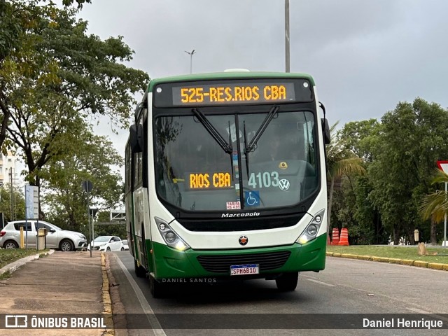 Integração Transportes 4103 na cidade de Cuiabá, Mato Grosso, Brasil, por Daniel Henrique. ID da foto: 12099754.