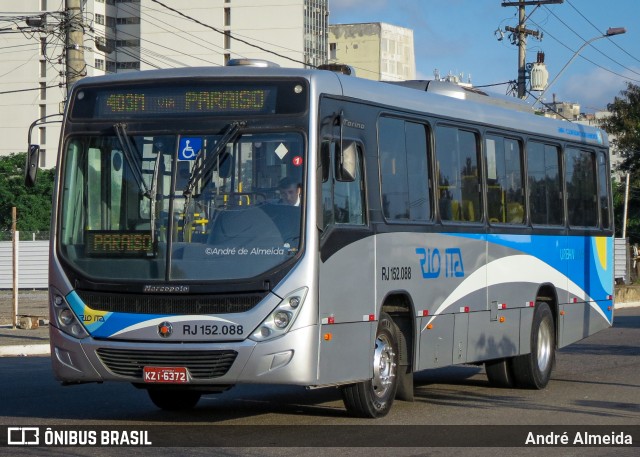 Rio Ita RJ 152.088 na cidade de Niterói, Rio de Janeiro, Brasil, por André Almeida. ID da foto: 12099508.