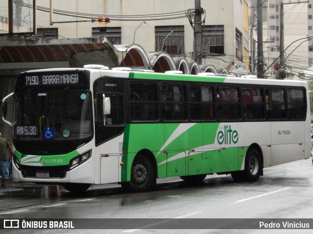 Viação Elite RJ 176.025 na cidade de Barra Mansa, Rio de Janeiro, Brasil, por Pedro Vinicius. ID da foto: 12101504.