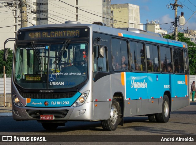 Auto Ônibus Fagundes RJ 101.293 na cidade de Niterói, Rio de Janeiro, Brasil, por André Almeida. ID da foto: 12100909.