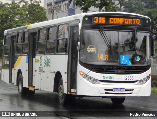 Viação Elite 2368 na cidade de Volta Redonda, Rio de Janeiro, Brasil, por Pedro Vinicius. ID da foto: 12101742.