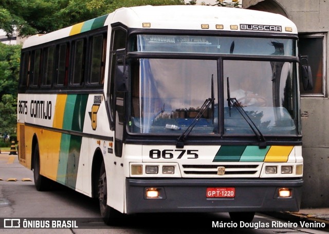 Empresa Gontijo de Transportes 8675 na cidade de São Paulo, São Paulo, Brasil, por Márcio Douglas Ribeiro Venino. ID da foto: 12102199.