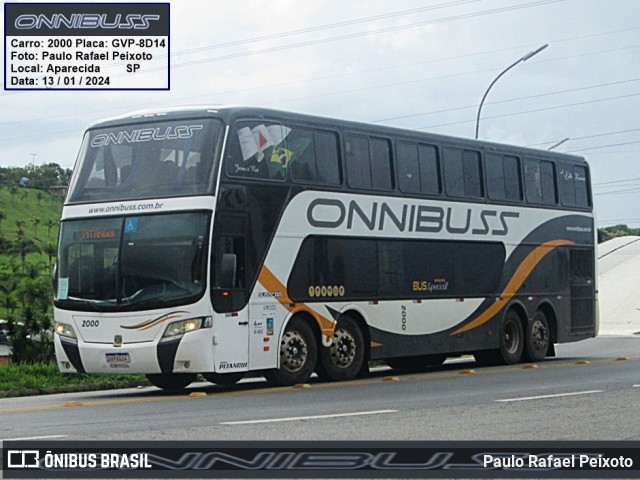 Onni Buss 2000 na cidade de Aparecida, São Paulo, Brasil, por Paulo Rafael Peixoto. ID da foto: 12102473.
