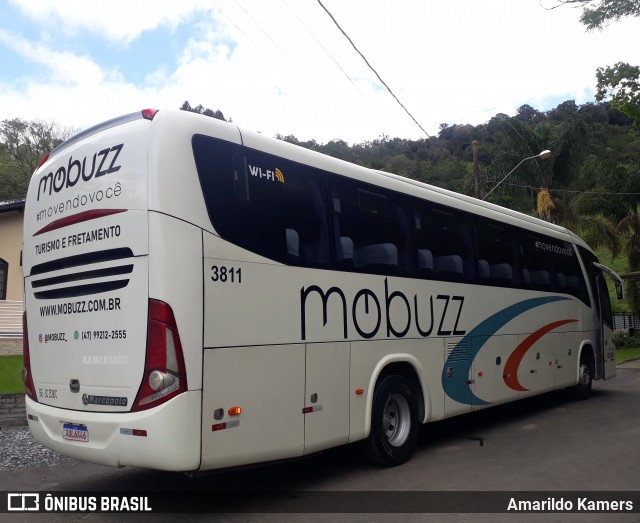 Mobuzz Turismo e Fretamento 3811 na cidade de Ituporanga, Santa Catarina, Brasil, por Amarildo Kamers. ID da foto: 12103110.
