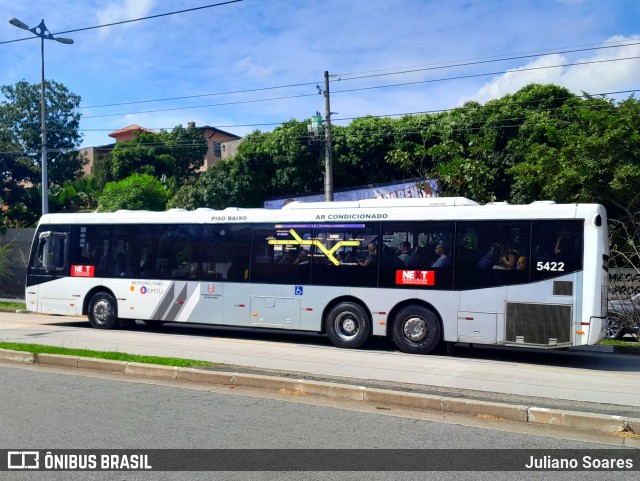 Next Mobilidade - ABC Sistema de Transporte 5422 na cidade de Santo André, São Paulo, Brasil, por Juliano Soares. ID da foto: 12104371.