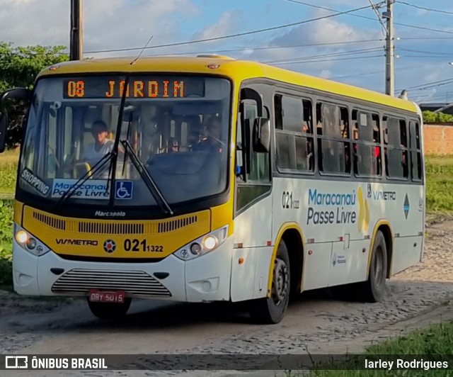 Via Metro - Auto Viação Metropolitana 322 na cidade de Maracanaú, Ceará, Brasil, por Iarley Rodrigues. ID da foto: 12103813.
