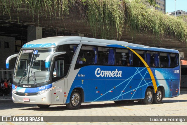Viação Cometa 14128 na cidade de Belo Horizonte, Minas Gerais, Brasil, por Luciano Formiga. ID da foto: 12103155.