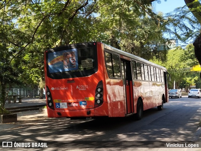 Transportes Vila Isabel A27651 na cidade de Rio de Janeiro, Rio de Janeiro, Brasil, por Vinicius Lopes. ID da foto: 12102541.