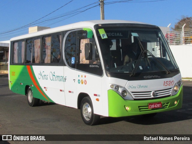 Nova Serrana Transportes e Turismo 1520 na cidade de Alfenas, Minas Gerais, Brasil, por Rafael Nunes Pereira. ID da foto: 12104116.
