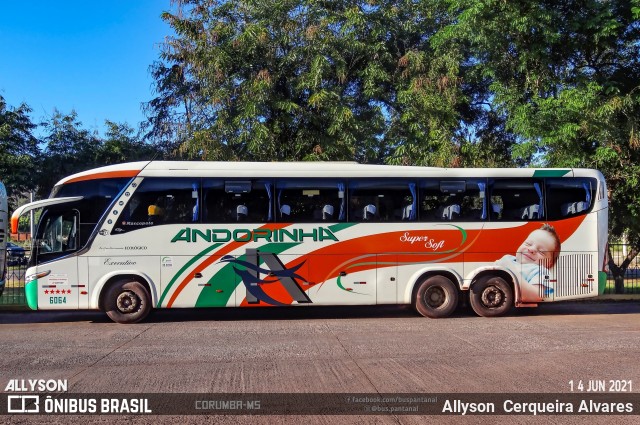 Empresa de Transportes Andorinha 6064 na cidade de Corumbá, Mato Grosso do Sul, Brasil, por Allyson  Cerqueira Alvares. ID da foto: 12104054.