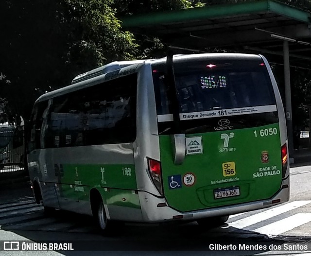 Transcooper > Norte Buss 1 6050 na cidade de São Paulo, São Paulo, Brasil, por Gilberto Mendes dos Santos. ID da foto: 12102190.