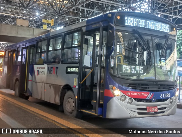 Next Mobilidade - ABC Sistema de Transporte 81.289 na cidade de Diadema, São Paulo, Brasil, por Matheus Neri dos Santos. ID da foto: 12102509.