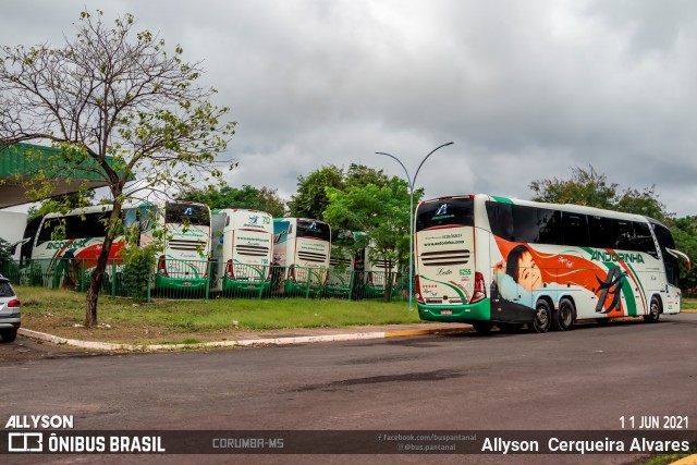 Empresa de Transportes Andorinha 6255 na cidade de Corumbá, Mato Grosso do Sul, Brasil, por Allyson  Cerqueira Alvares. ID da foto: 12103326.