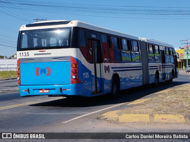 Metrobus 1135 na cidade de Goiânia, Goiás, Brasil, por Carlos Daniel Moreira Batista. ID da foto: 12102658.