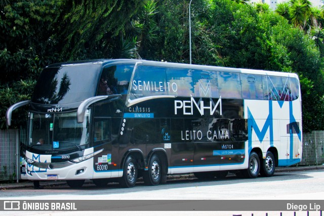 Empresa de Ônibus Nossa Senhora da Penha 60010 na cidade de Curitiba, Paraná, Brasil, por Diego Lip. ID da foto: 12103970.