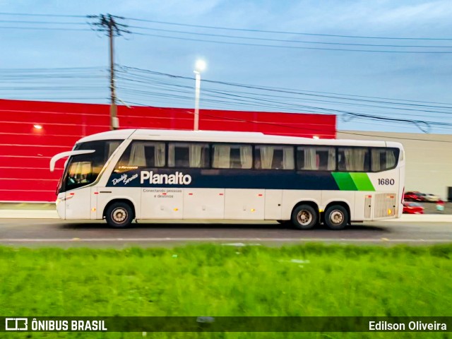Planalto Transportes 1680 na cidade de Alegrete, Rio Grande do Sul, Brasil, por Edilson Oliveira. ID da foto: 12103331.