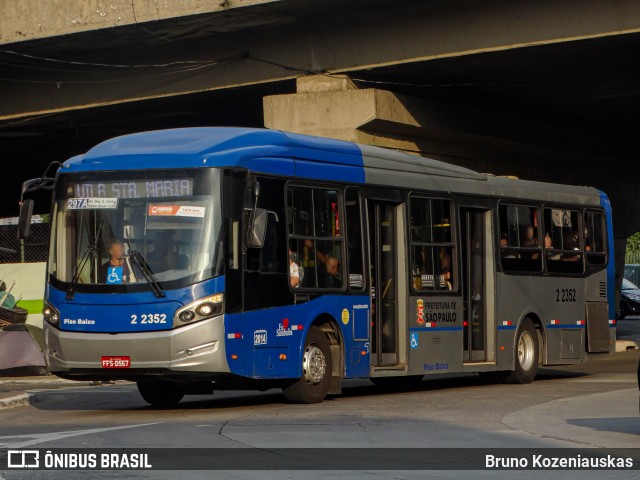 Sambaíba Transportes Urbanos 2 2352 na cidade de São Paulo, São Paulo, Brasil, por Bruno Kozeniauskas. ID da foto: 12106322.