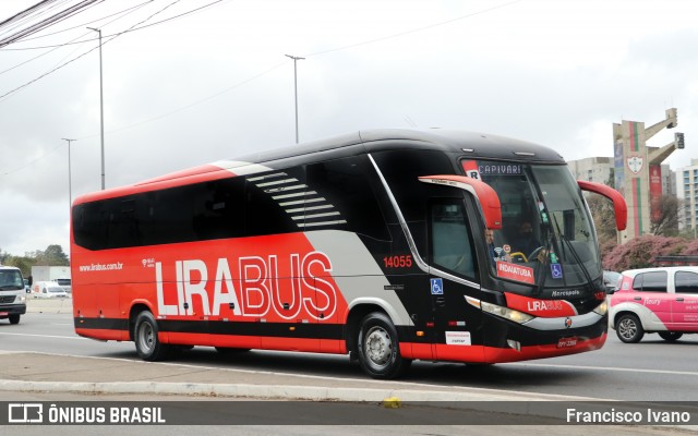 Lirabus 14055 na cidade de São Paulo, São Paulo, Brasil, por Francisco Ivano. ID da foto: 12106263.