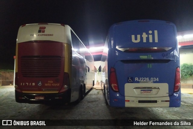 UTIL - União Transporte Interestadual de Luxo 9619 na cidade de Ribeirão Vermelho, Minas Gerais, Brasil, por Helder Fernandes da Silva. ID da foto: 12105635.