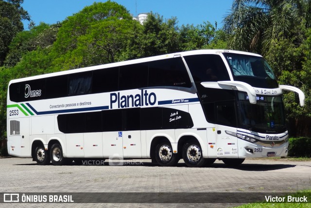 Planalto Transportes 2553 na cidade de Santa Maria, Rio Grande do Sul, Brasil, por Victor Bruck. ID da foto: 12106218.