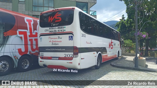 WS Tour Transporte e Turismo 202 na cidade de Petrópolis, Rio de Janeiro, Brasil, por Zé Ricardo Reis. ID da foto: 12105193.