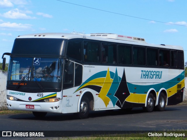 Viação Transpiauí 499 na cidade de Teresina, Piauí, Brasil, por Cleiton Rodrigues. ID da foto: 12105670.