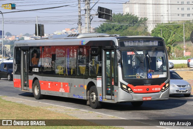 Express Transportes Urbanos Ltda 4 8838 na cidade de São Paulo, São Paulo, Brasil, por Wesley Araujo. ID da foto: 12105985.