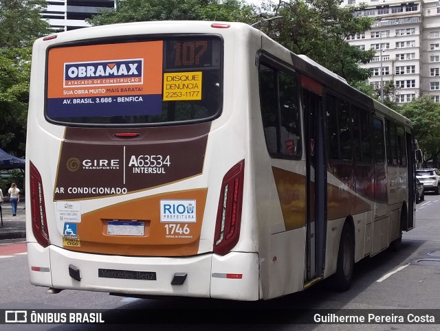 Erig Transportes > Gire Transportes A63534 na cidade de Rio de Janeiro, Rio de Janeiro, Brasil, por Guilherme Pereira Costa. ID da foto: 12105642.