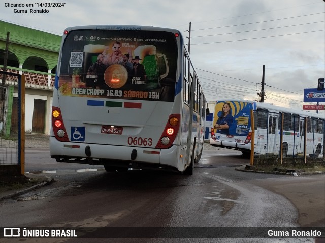 Consórcio Navegantes - 06 > Santa Maria > Transportes Boa Viagem 06063 na cidade de João Pessoa, Paraíba, Brasil, por Guma Ronaldo. ID da foto: 12104946.