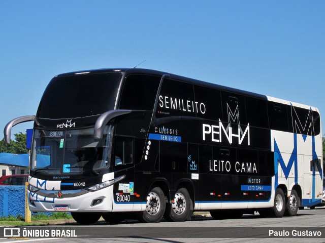 Empresa de Ônibus Nossa Senhora da Penha 60040 na cidade de São Paulo, São Paulo, Brasil, por Paulo Gustavo. ID da foto: 12106028.