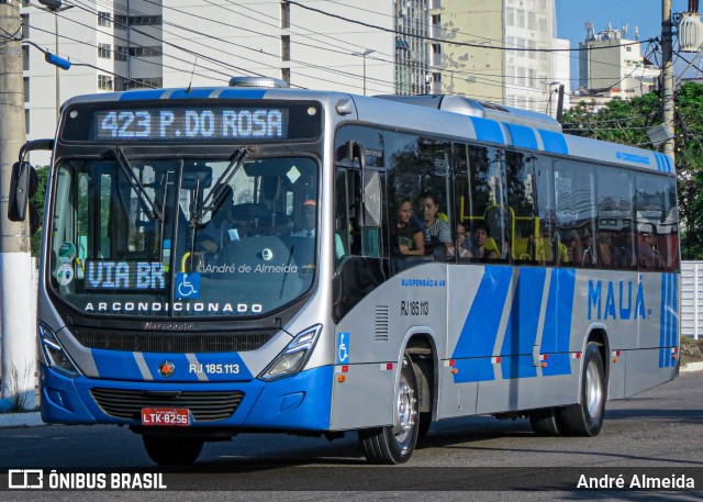 Viação Mauá RJ 185.113 na cidade de Niterói, Rio de Janeiro, Brasil, por André Almeida. ID da foto: 12104661.