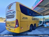 Empresa Gontijo de Transportes 21315 na cidade de Ribeirão Vermelho, Minas Gerais, Brasil, por Vanderci Valentim. ID da foto: :id.