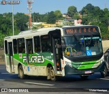 Transportes Flores RJ 128.074 na cidade de Duque de Caxias, Rio de Janeiro, Brasil, por Victor Henrique. ID da foto: :id.