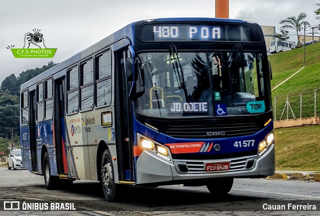 Radial Transporte Coletivo 41.577 na cidade de Itaquaquecetuba, São Paulo, Brasil, por Cauan Ferreira. ID da foto: 12106822.
