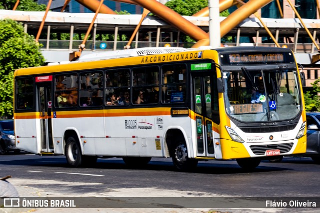 Transportes Paranapuan B10005 na cidade de Rio de Janeiro, Rio de Janeiro, Brasil, por Flávio Oliveira. ID da foto: 12108453.