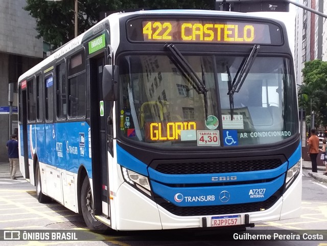 Transurb A72127 na cidade de Rio de Janeiro, Rio de Janeiro, Brasil, por Guilherme Pereira Costa. ID da foto: 12107024.
