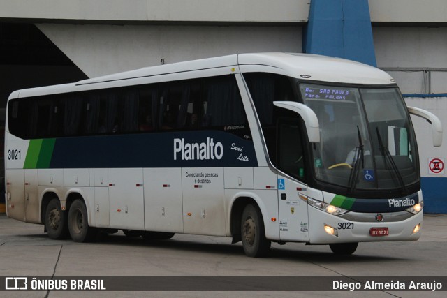 Planalto Transportes 3021 na cidade de Goiânia, Goiás, Brasil, por Diego Almeida Araujo. ID da foto: 12107097.