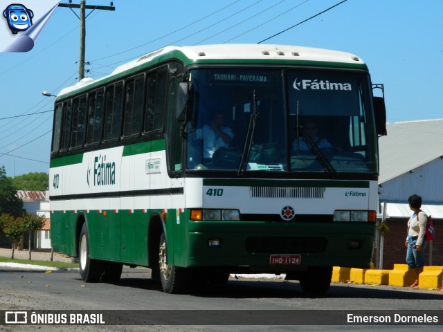 Fátima Transportes e Turismo 410 na cidade de Taquari, Rio Grande do Sul, Brasil, por Emerson Dorneles. ID da foto: 12106988.