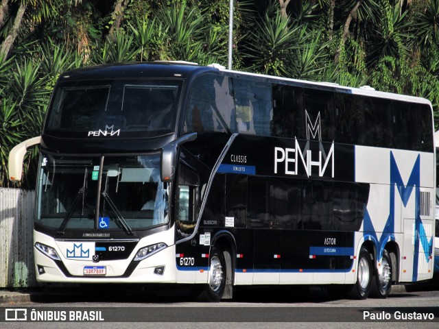 Empresa de Ônibus Nossa Senhora da Penha 61270 na cidade de Curitiba, Paraná, Brasil, por Paulo Gustavo. ID da foto: 12107340.