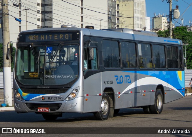 Rio Ita RJ 152.029 na cidade de Niterói, Rio de Janeiro, Brasil, por André Almeida. ID da foto: 12106779.