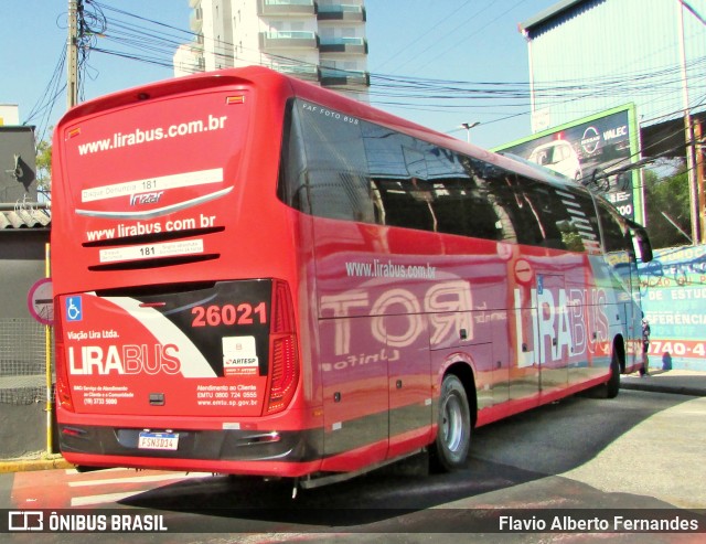 Lirabus 26021 na cidade de Sorocaba, São Paulo, Brasil, por Flavio Alberto Fernandes. ID da foto: 12107178.