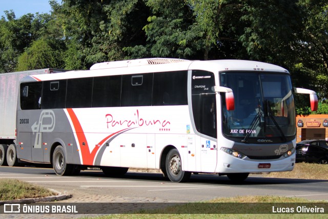 Paraibuna Transportes 20030 na cidade de Muriaé, Minas Gerais, Brasil, por Lucas Oliveira. ID da foto: 12108237.