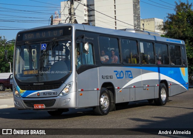 Rio Ita RJ 152.163 na cidade de Niterói, Rio de Janeiro, Brasil, por André Almeida. ID da foto: 12107727.