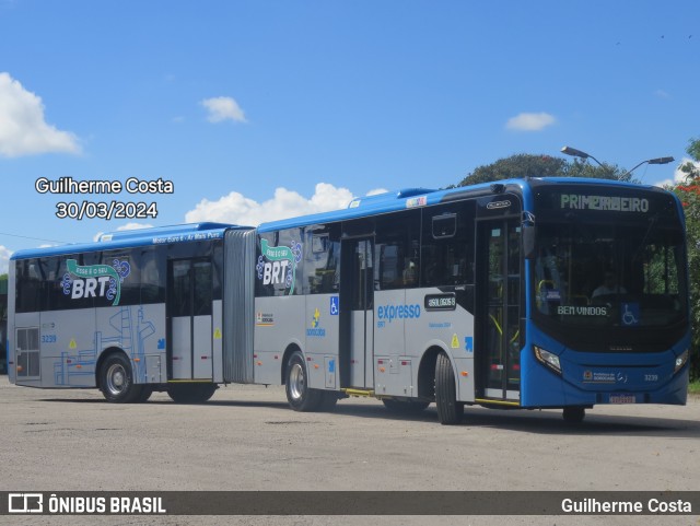 BRT Sorocaba Concessionária de Serviços Públicos SPE S/A 3239 na cidade de Sorocaba, São Paulo, Brasil, por Guilherme Costa. ID da foto: 12067132.