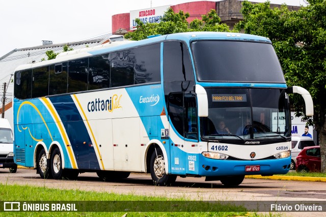 Cattani Sul Transportes e Turismo 41602 na cidade de Cascavel, Paraná, Brasil, por Flávio Oliveira. ID da foto: 12067935.
