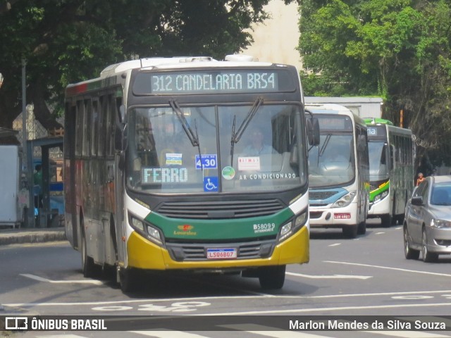 Viação Nossa Senhora de Lourdes B58099 na cidade de Rio de Janeiro, Rio de Janeiro, Brasil, por Marlon Mendes da Silva Souza. ID da foto: 12066811.